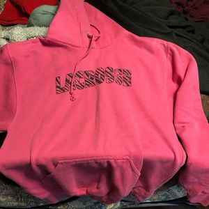 Pink Lacrosse Sweatshirt